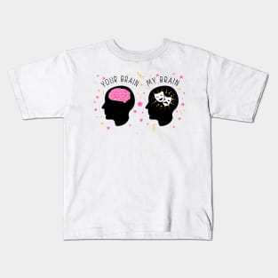 Theatre Nerd Brain Kids T-Shirt